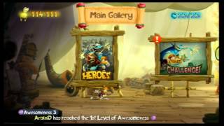 Rayman Legends Challenges App  How to change sub character [upl. by Schinica]