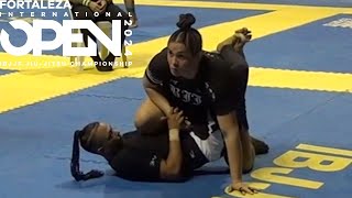 Eliza Vasconcelos vs Thayná Nascimento  Fortaleza Open NoGi 2024 [upl. by Ordnagela]