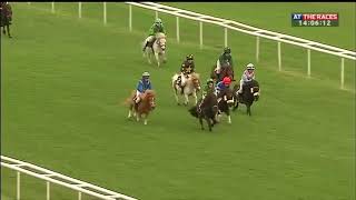 Shetland pony racing  Doncaster thriller [upl. by Norvall]