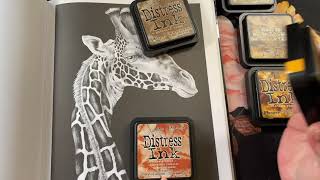 Intricate Ink Animals in detail  Tim Jeffs  Giraffe [upl. by Acinahs]