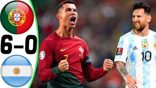 Portugal vs Argentina 60  All Goals and Highlights Resumen Y Goles HD [upl. by Teeter656]