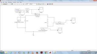 Halfwave controlled rectifier with R load Matlab Simulation [upl. by Eekaz]