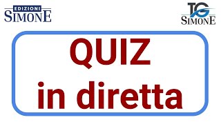 TG Simone  RUBRICA quotQuiz in diretta 1quot [upl. by Kooima]