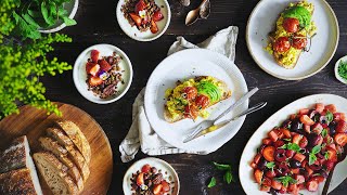 Delicious Summer Brunch Recipes  Vegan and Healthy [upl. by Cresa]