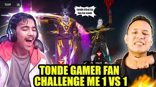 Tonde gamer vs Laka Gamer😱 tonde gamer fan challenge me 1 vs 1😬 Garena free fire [upl. by Sirhc]