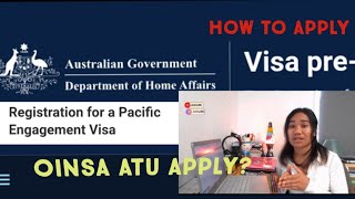 How to applyPacific Engagement Visa subclass 192 June 2024 Australia🇭🇲🇭🇲 [upl. by Irt]