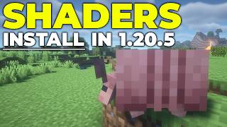 How To Download amp Install Shaders in Minecraft 1205 PC [upl. by Larsen]