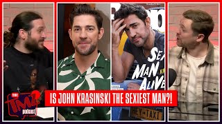 SHOCKER John Krasinski Named Sexiest Man Alive  The TMZ Podcast [upl. by Chor]