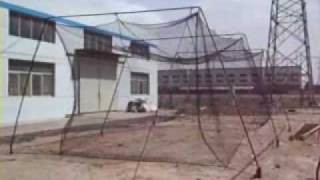 Cimarron Batting Cage in 70mph Winds [upl. by Hallerson378]