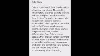 Osler Node [upl. by Jehoash]