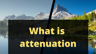 what is attenuation science educational energy distance [upl. by Swetiana]