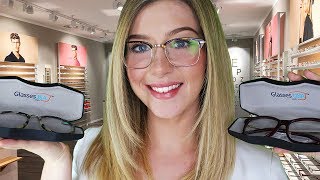 ASMR Glasses Opticians Try On amp Fitting Roleplay [upl. by Tildie]