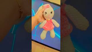 amigurome rabbit lovely crochet diy soft blanket handmade knittingamigurome [upl. by Charleton709]