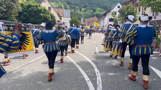 Schäferlauf Wildberg 2024  Fanfarenzug Markgröningen [upl. by Ydroj235]