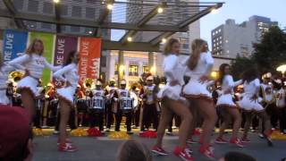 USC Band quotTuskquot Union Square San Francisco California 2014 [upl. by Reniar]