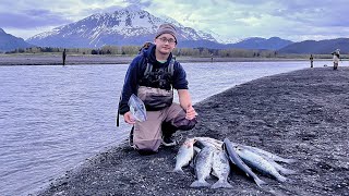 SNAGGING SALMON IN SEWARD ALASKA 2023  NONSTOP ACTION  FIRST WEEK RUN [upl. by Eleazar]