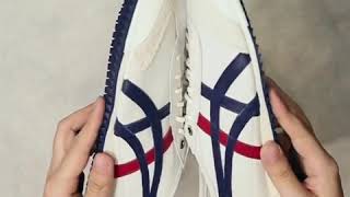 Review Unbox Onitsuka Tiger Mexico66 SD Cream Peacoat [upl. by Eveam]