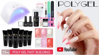 Beginner Friendly POLYGEL Nails Tutorial COSCELIA New Products  Step by Step [upl. by Barbi409]