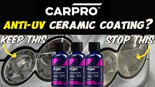 🔥NEW CARPRO DLight AntiUV Ceramic Coating Test and Review  CARPRO detailing [upl. by Vincenty]