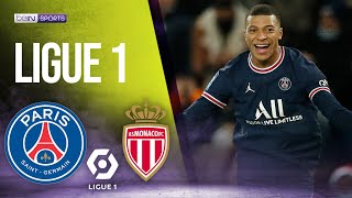 PSG vs AS Monaco  LIGUE 1 HIGHLIGHTS  12122021  beIN SPORTS USA [upl. by Aay]