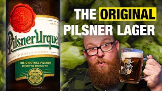 Pilsner Urquell Review The Origin of Lager Beer Supermarket Beer [upl. by Laehcar]