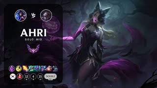 Ahri Mid vs Orianna  KR Master Patch 141 [upl. by Anreval]