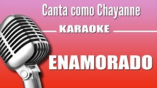 Chayanne  Enamorada  Karaoke Vision [upl. by Alekat230]