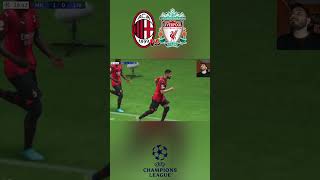 LoftusCheek opens the score  AC Milan V Liverpool FC24 shorts UCL [upl. by Putnam208]