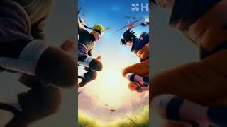 Naruto uzumaki VS Sasuke uchiha fighting😈😈😈😈😈 [upl. by Sainana]