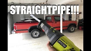 My STRAIGHT PIPED 500 Truck Sounds Amazing [upl. by Weidar]