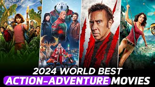 Top 10 New quotACTION amp ADVENTUREquot Hollywood Movies In Hindi Dubbed  2024 New Adventure Movies Hindi [upl. by Bachman737]