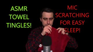 Wash Away Stress  ASMR Washcloth Mic Scratching For Super Tingles [upl. by Ahcurb345]