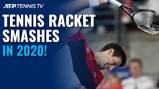 Epic Tennis Racket Smashes in 2020 Season [upl. by Coltson]