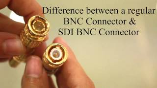 How to use HD SDI BNC Connectors for HD SDI Digital Cable [upl. by Gierc]