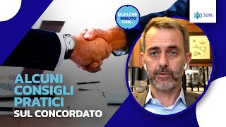 Federico Ratti  Alcuni consigli pratici sul Concordato [upl. by Aisatsana]