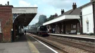 Tangmere and GWR 94xx 060PT 9466 at Wymondham 23rd June 2012 [upl. by Letsirc]