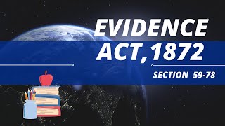 Section 5978 of Evidence Act1872 [upl. by Eda]