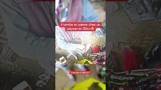 en panne chez un paysan en moto cross ‼️🏍️ moto roadrage [upl. by Atinor808]