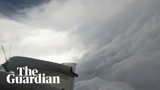 Flying through Hurricane Florence [upl. by Walcoff]