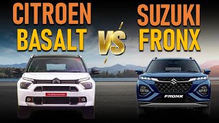 Citroen Basalt Vs Suzuki Fronx  Basalt Vs Fronx  Comparison  Antique Auto Car [upl. by Hemingway]