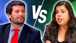 ANDRÉ VENTURA VS INÊS SOUSA REAL  DEBATE LEGISLATIVAS 2024 [upl. by Mclyman]