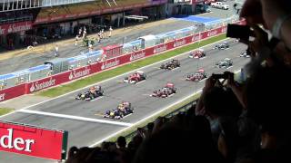 Formula 1 Spanish GP 2011 Start [upl. by Dnomar]