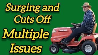 Lawn Mower Cuts off and Surging Multiple Common Issues on Briggs and Stratton Engines OutdoorBoys [upl. by Nohtanhoj]