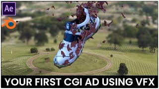 Create CGI Ads using VFX in Blender [upl. by Eri213]