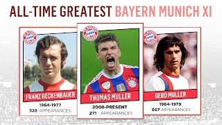 AllTime Greatest Bayern Munich XI  Müller Beckenbauer Robben [upl. by Annia]