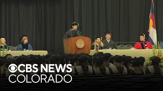 Colorado State University students celebrate commencement [upl. by Hamas]