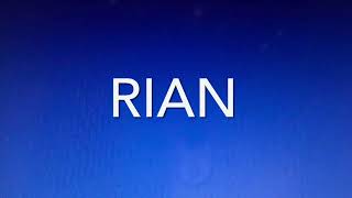 How to pronounce the Irish name Rian [upl. by Auberon]