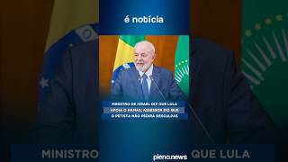 Ministro de Israel diz que Lula apoia o Hamas assessor diz que o petista não pedirá desculpas [upl. by Llemart]