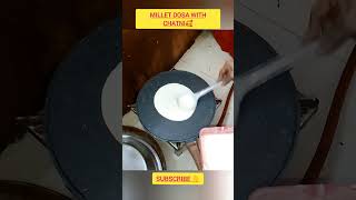 MILLET DOSA RECIPE Sanjeevvlogs369 video shorts shortsfeed [upl. by Hsaniva]