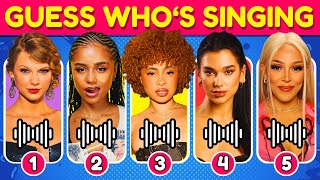 Guess Whos Singing ✅🎤 TikToks Most Viral Songs Edition 📀🎵 Ice Spice Taylor Swift Tyla Doja Cat [upl. by Wivinah]